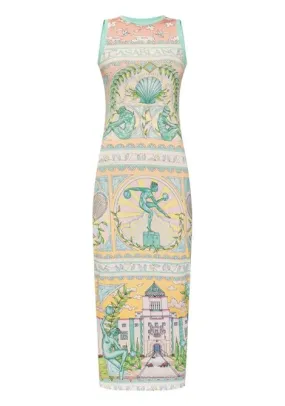 Abito con stampa grafica Vase multicolore Casablanca - donna