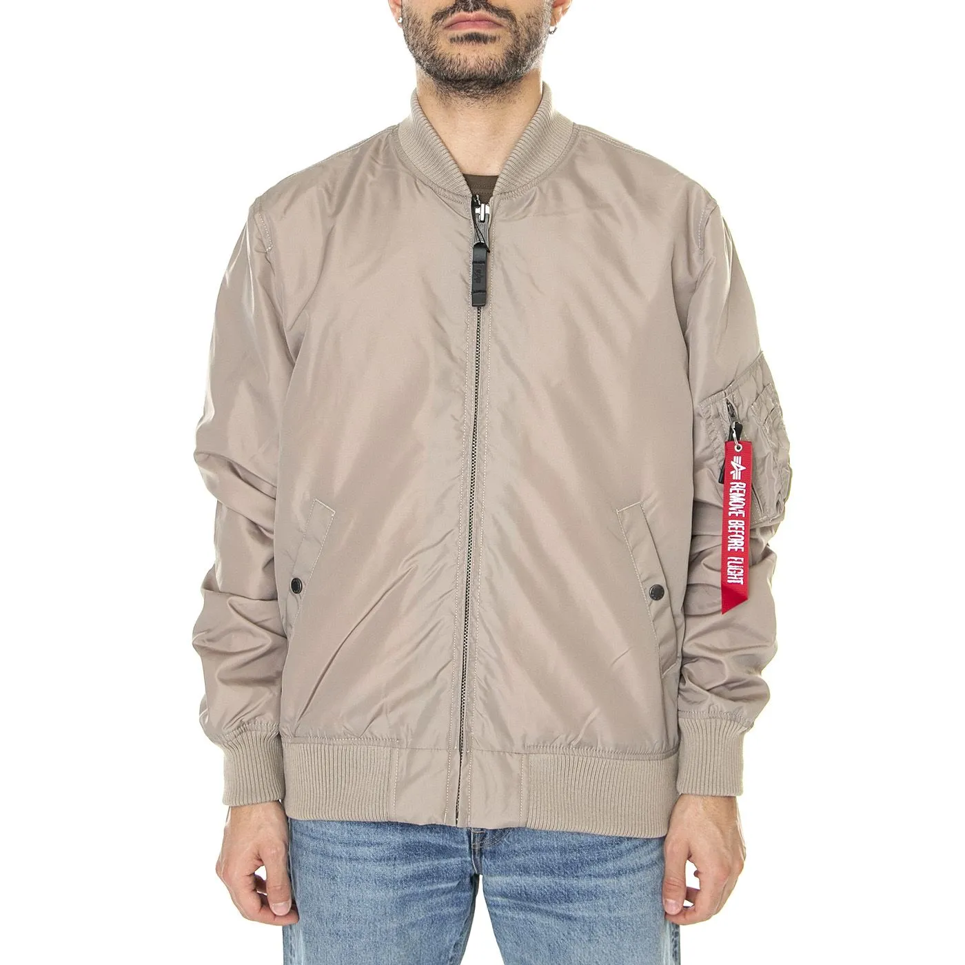 Alpha Industries M' MA-1 TT Vintage Sand - Giacca Estiva Uomo Grigia    