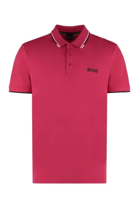 BOSS Polo in piquet di cotone stretch