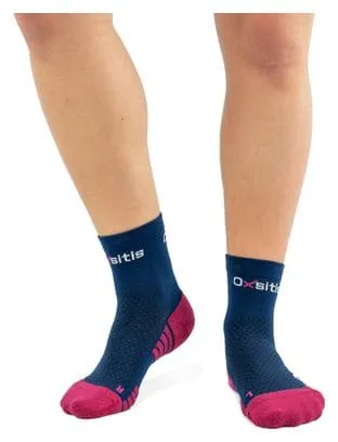 Calzini Oxsitis Origin Donna Blu Rosa