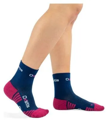 Calzini Oxsitis Origin Donna Blu Rosa