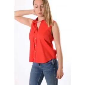 Camicia in popeline di cotone stretch