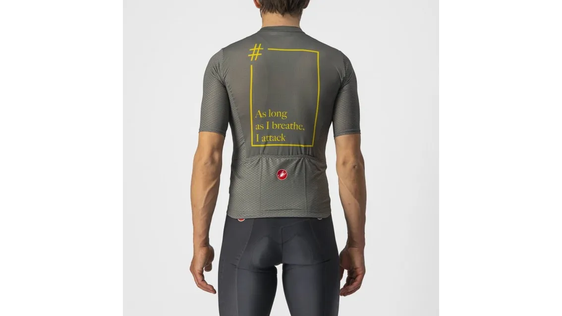 CASTELLI Maglia Estiva Breathe Attack Forest Gray Limited Edition