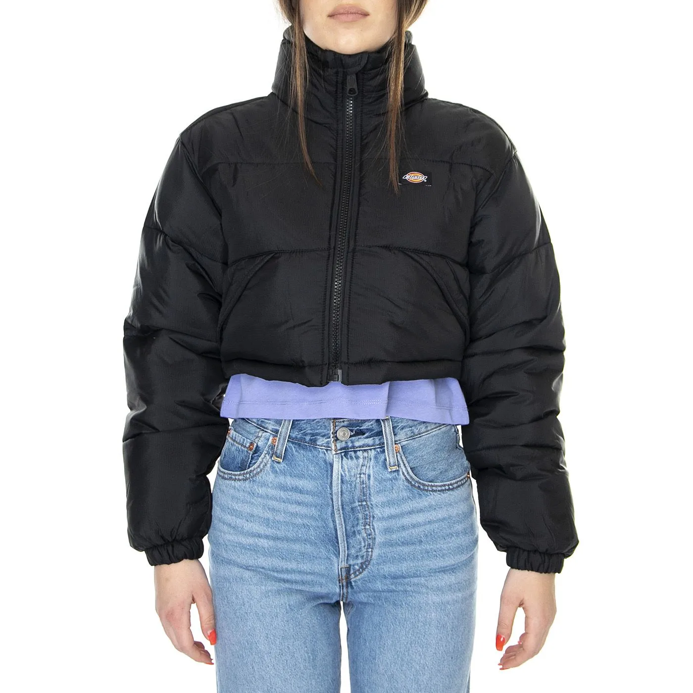 Dickies Alatina Cropped Black - Giacca Estiva Donna Nera    