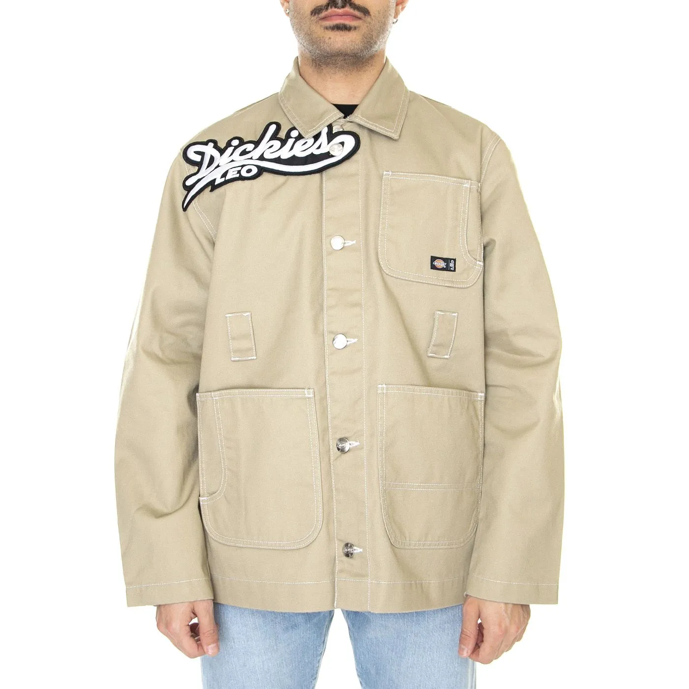 Dickies Leo x Dickies Jacket Khaki - Giacca Estiva Uomo Beige    