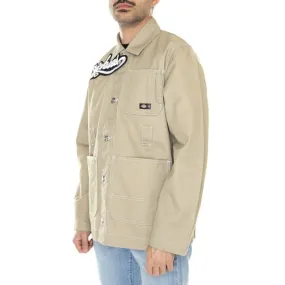 Dickies Leo x Dickies Jacket Khaki - Giacca Estiva Uomo Beige    