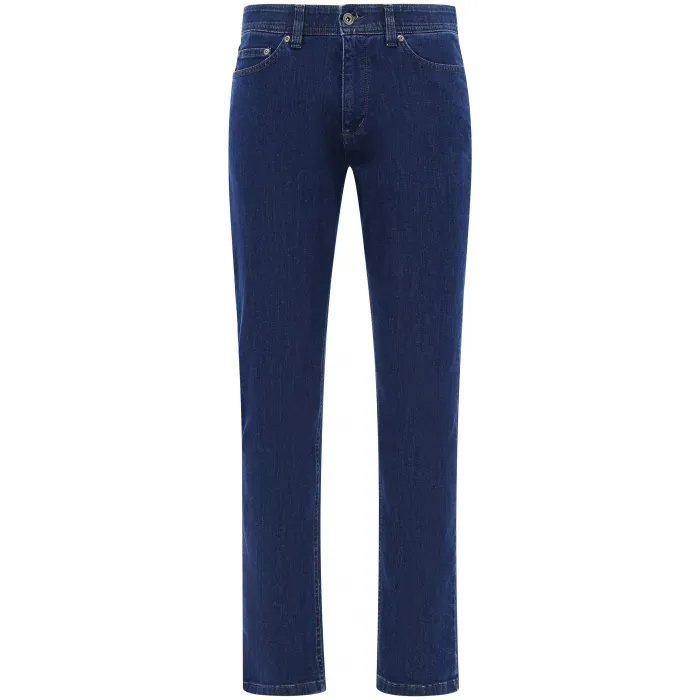 Exner Jeans da uomo elasticizzati con cintura elastica Denim