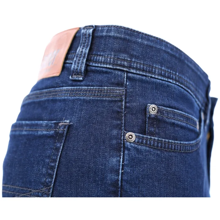 Exner Jeans da uomo elasticizzati con cintura elastica Denim