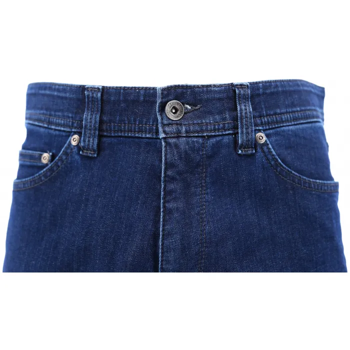 Exner Jeans da uomo elasticizzati con cintura elastica Denim