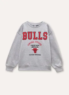 Felpa Chicago Bulls in cotone ragazzo