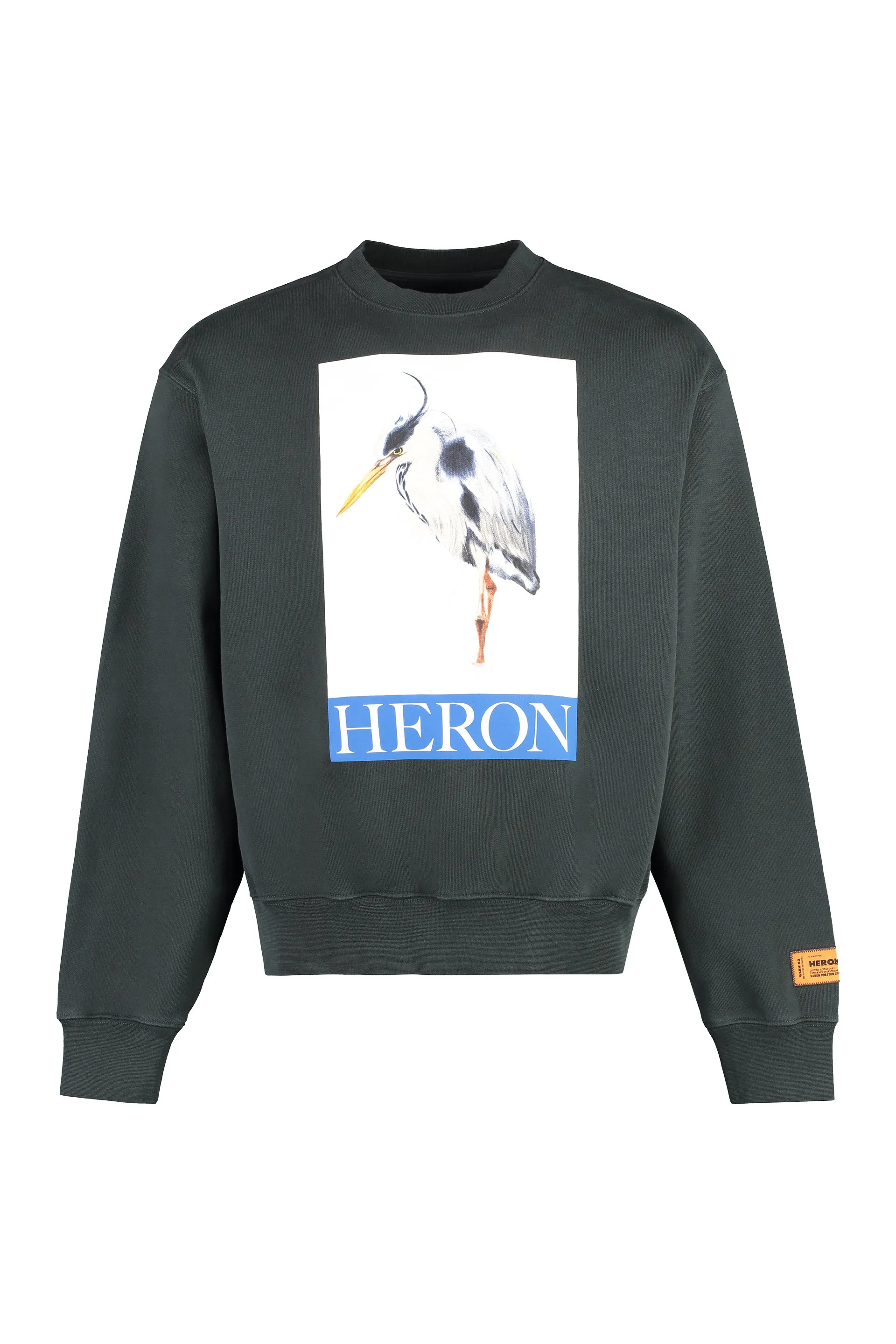 Heron Preston Felpa in cotone con stampa