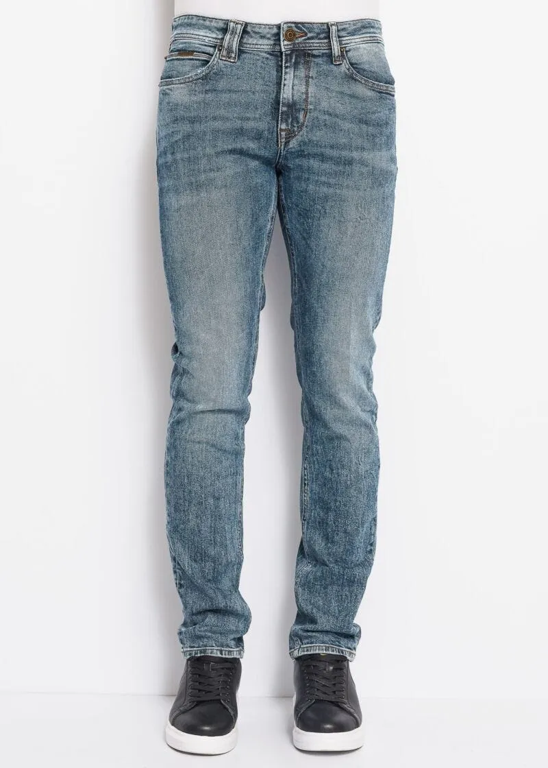 Jeans slim vintage washed