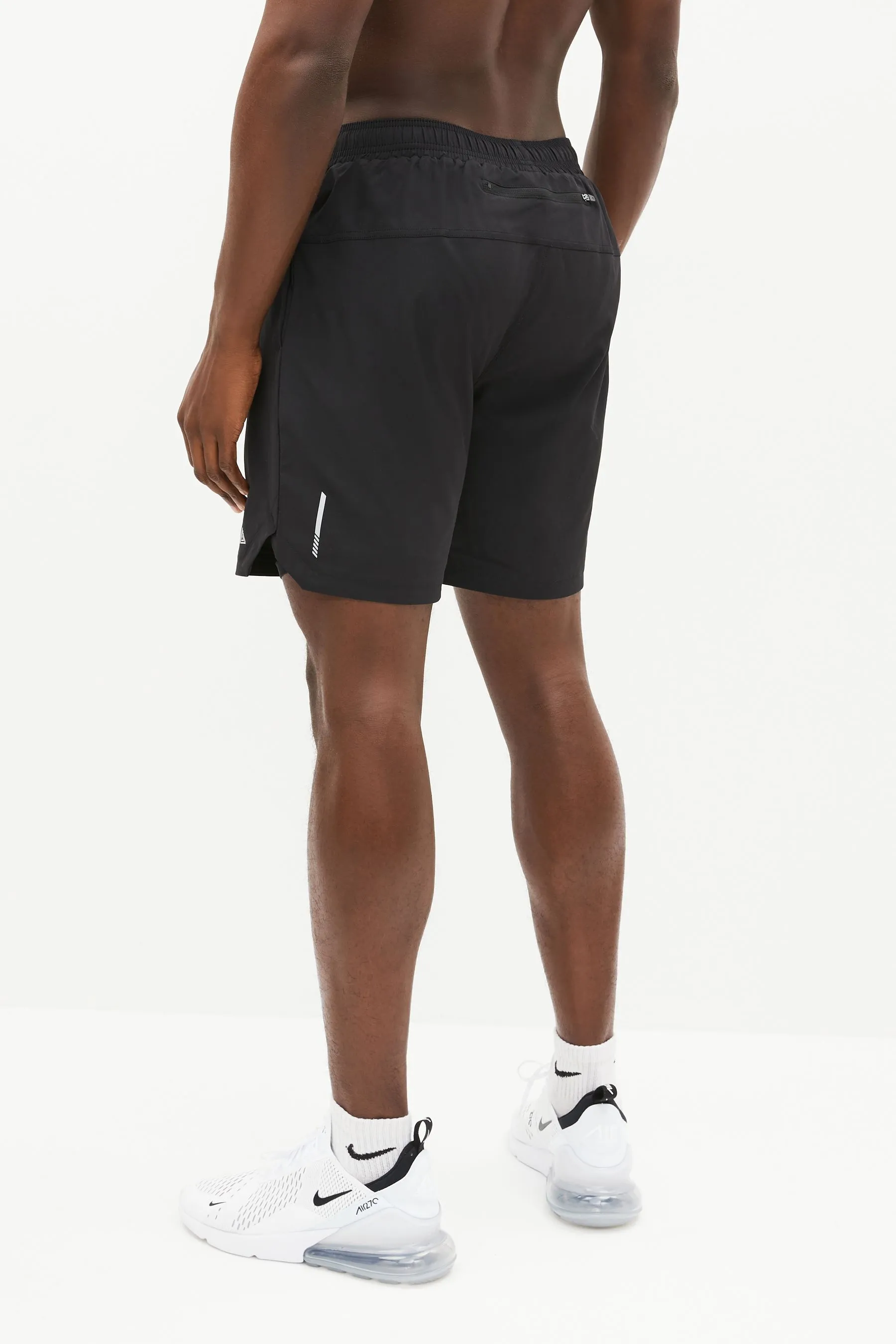 Nero  - Shorts da allenamento con fodera