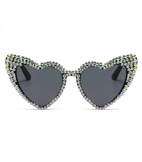 Occhiali cuore strass