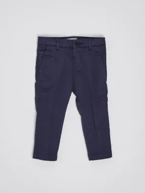 Pantalone neonato Jeckerson in cotone stretch Blu