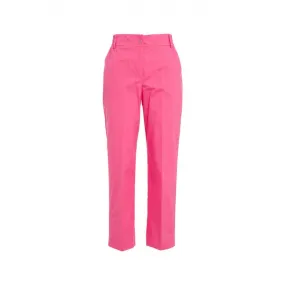 Pantaloni con fascia elastica in vita pink