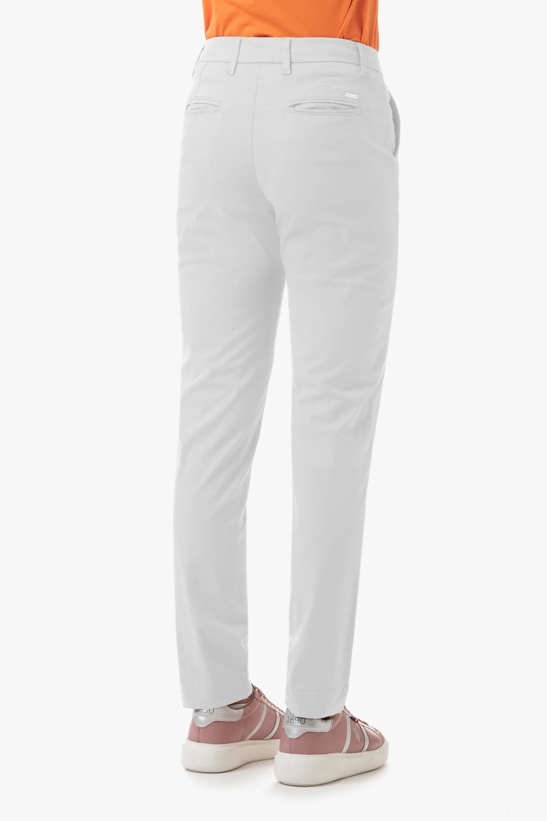 Pantaloni in cotone stretch U.S. Polo Assn.