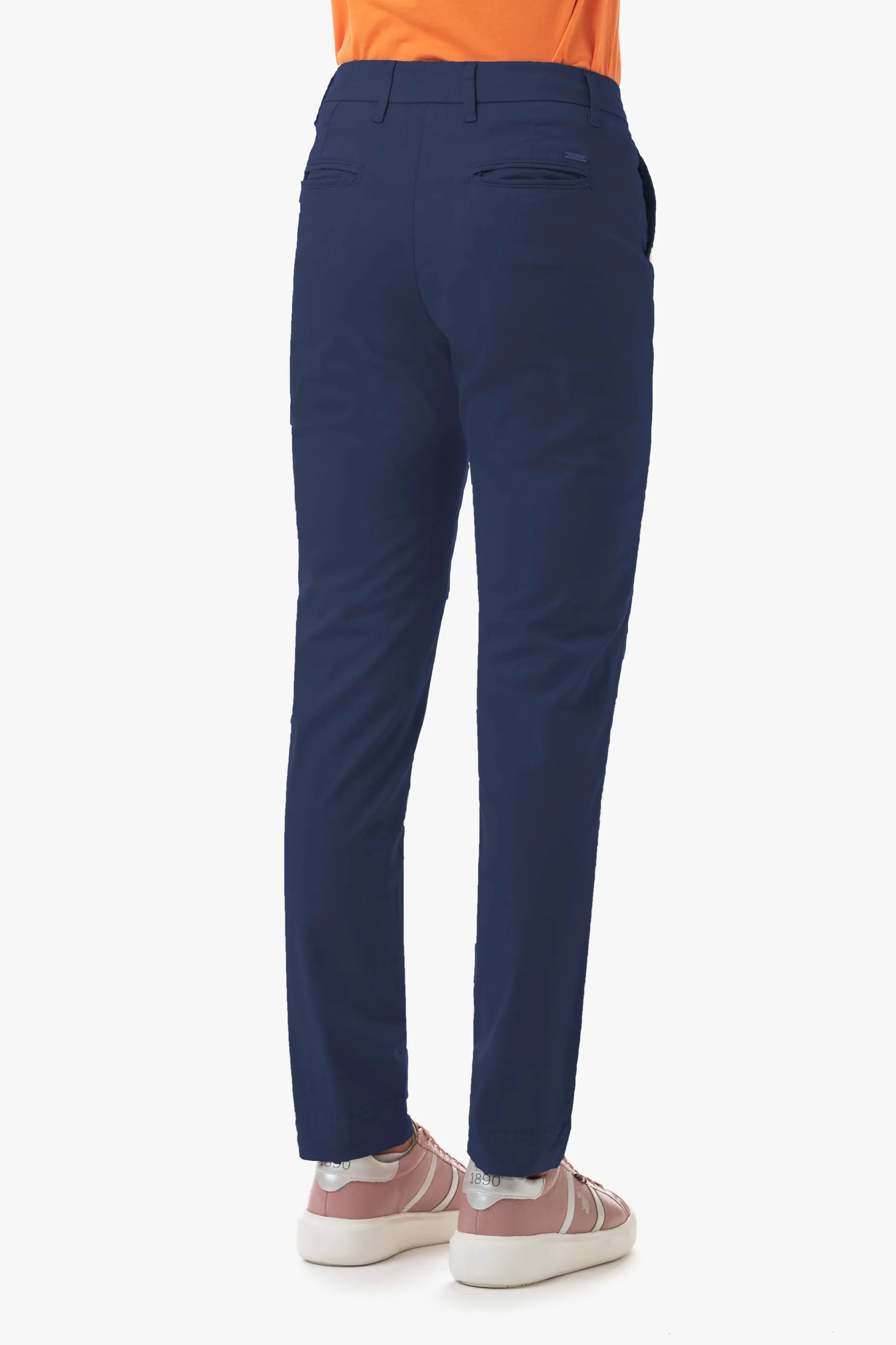 Pantaloni in cotone stretch U.S. Polo Assn.