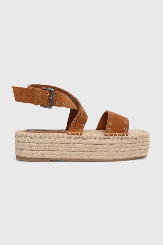 Pepe Jeans sandali in camoscio PLS90657