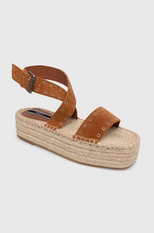 Pepe Jeans sandali in camoscio PLS90657