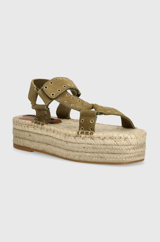 Pepe Jeans sandali in camoscio PLS90660