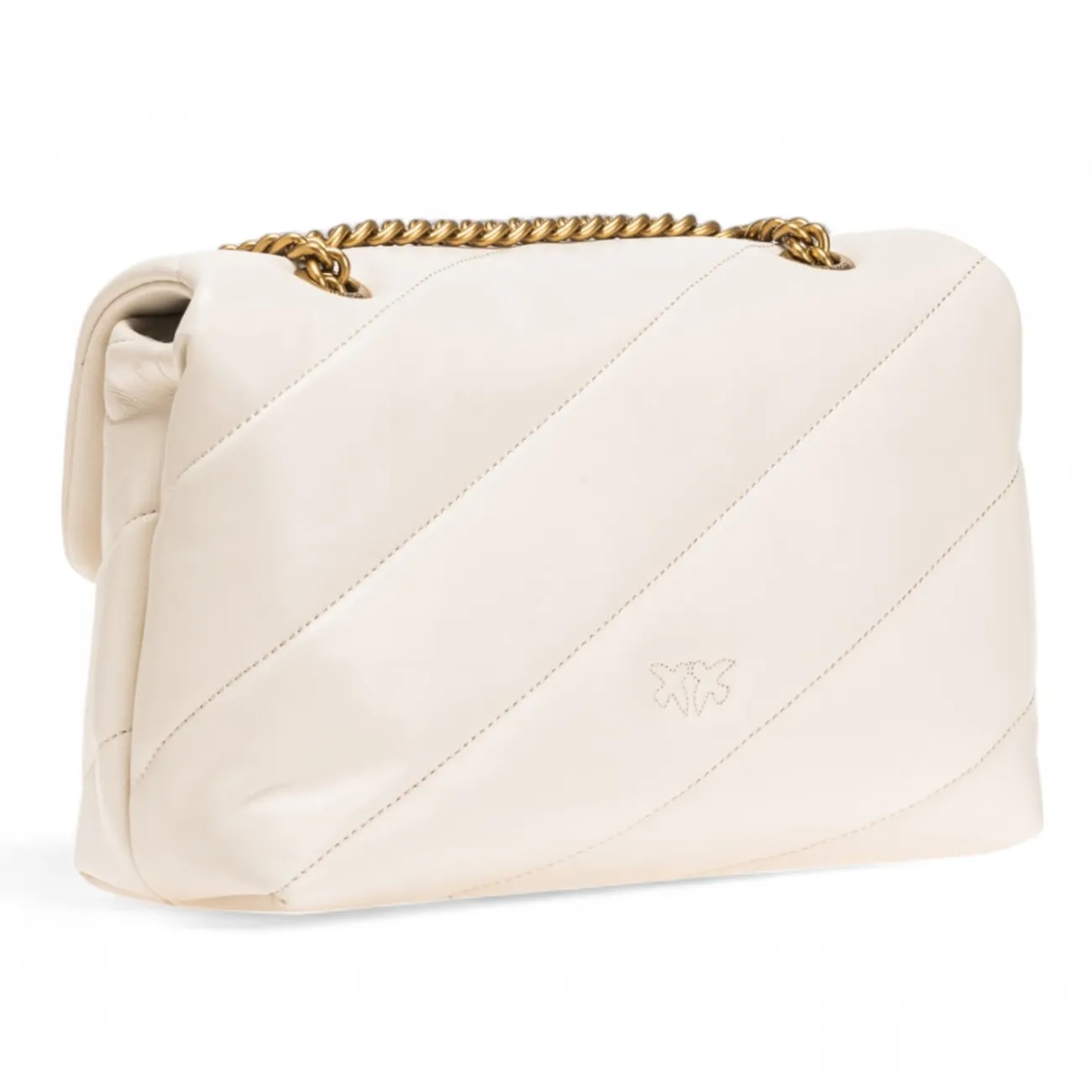 Pinko borsa puff bianca classic