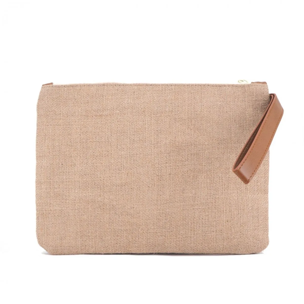 Pochette Parisienne In Tela, Beige