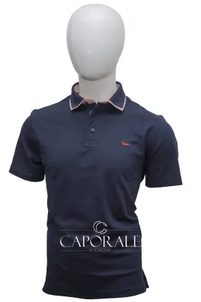 Polo uomo estiva Harmont e Blaine LRB054 blu