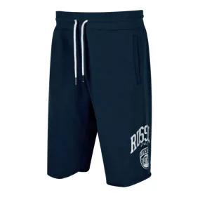 RUSSELL ATHLETIC COLLEGIATE RAW EDGE SHORTS NAVY bermuda felpa estiva