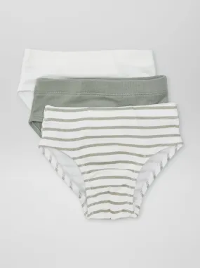 Set di 3 slip in jersey - VERDE