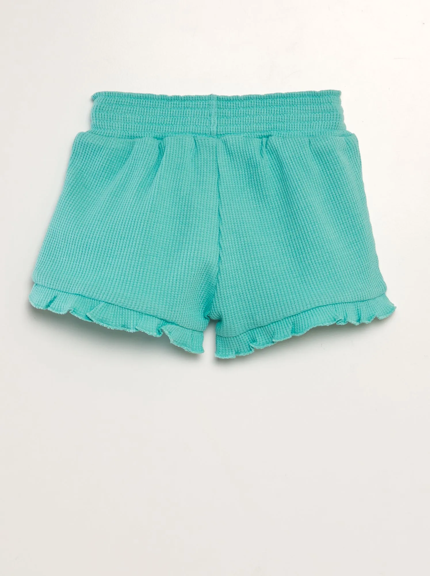 Shorts a nido d'ape - BLU