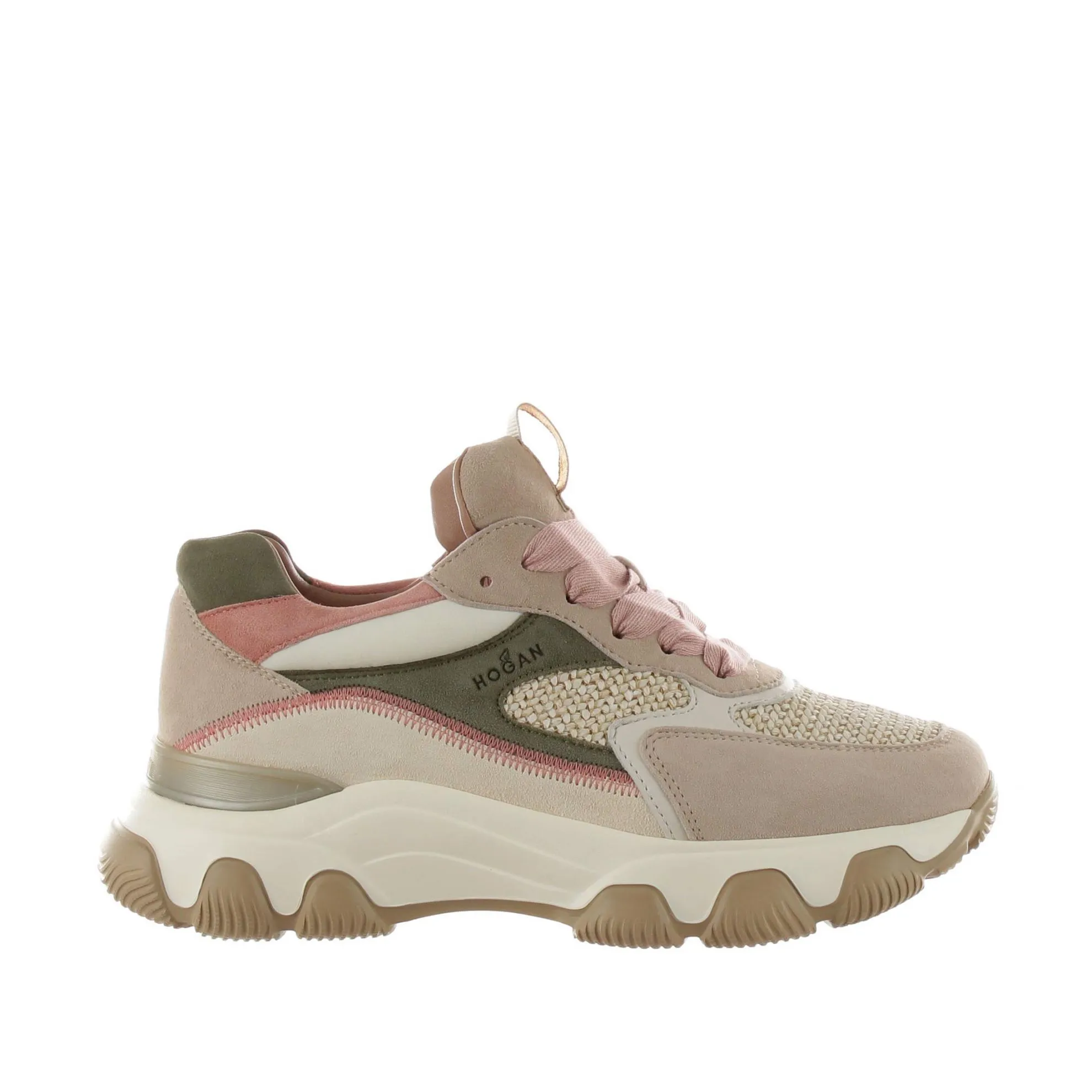 Sneaker hyperactive in camoscio