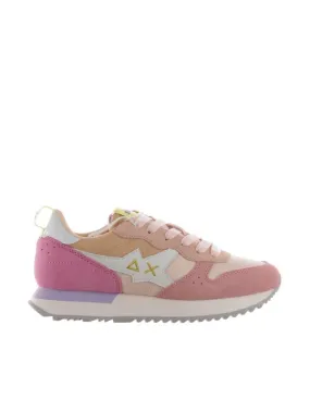 Sneaker stargirl multicolor in camoscio e nylon