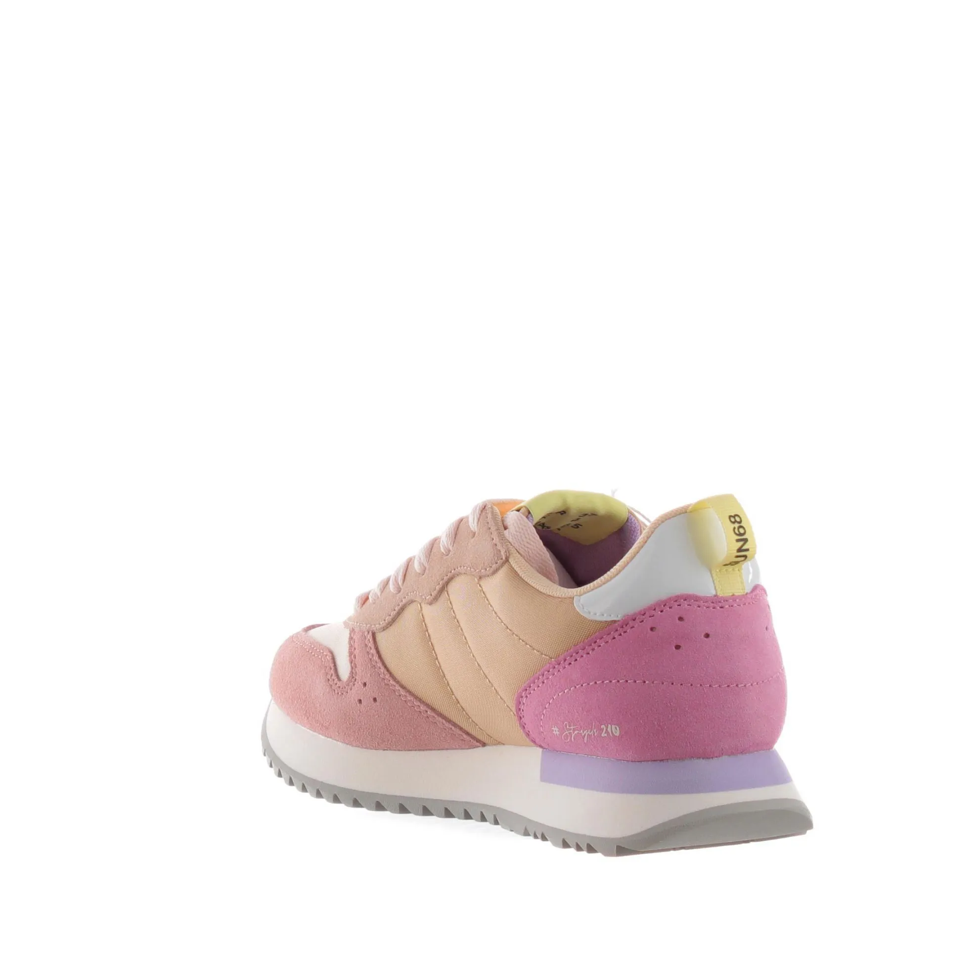 Sneaker stargirl multicolor in camoscio e nylon