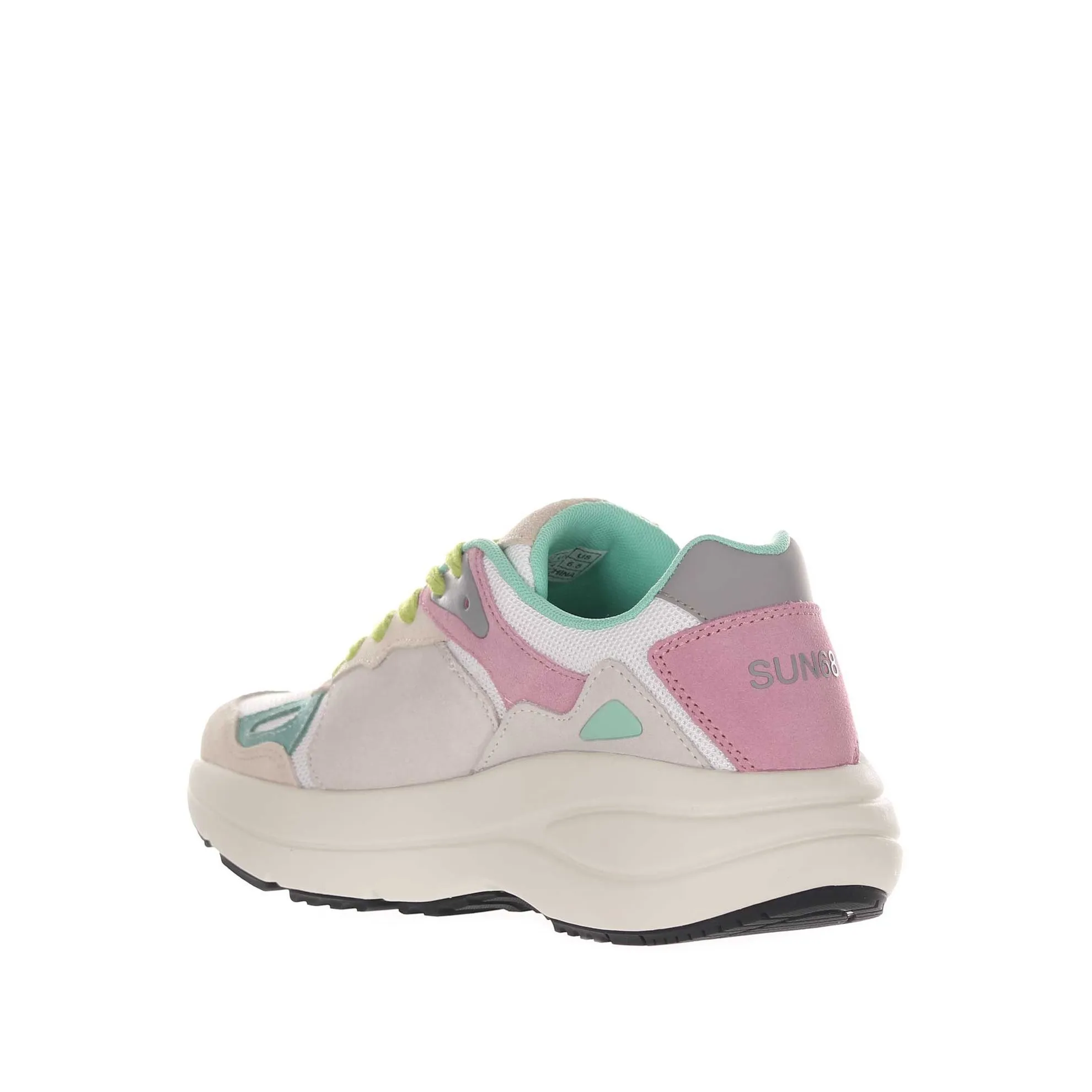 Sneaker venus in camoscio e mesh a rete