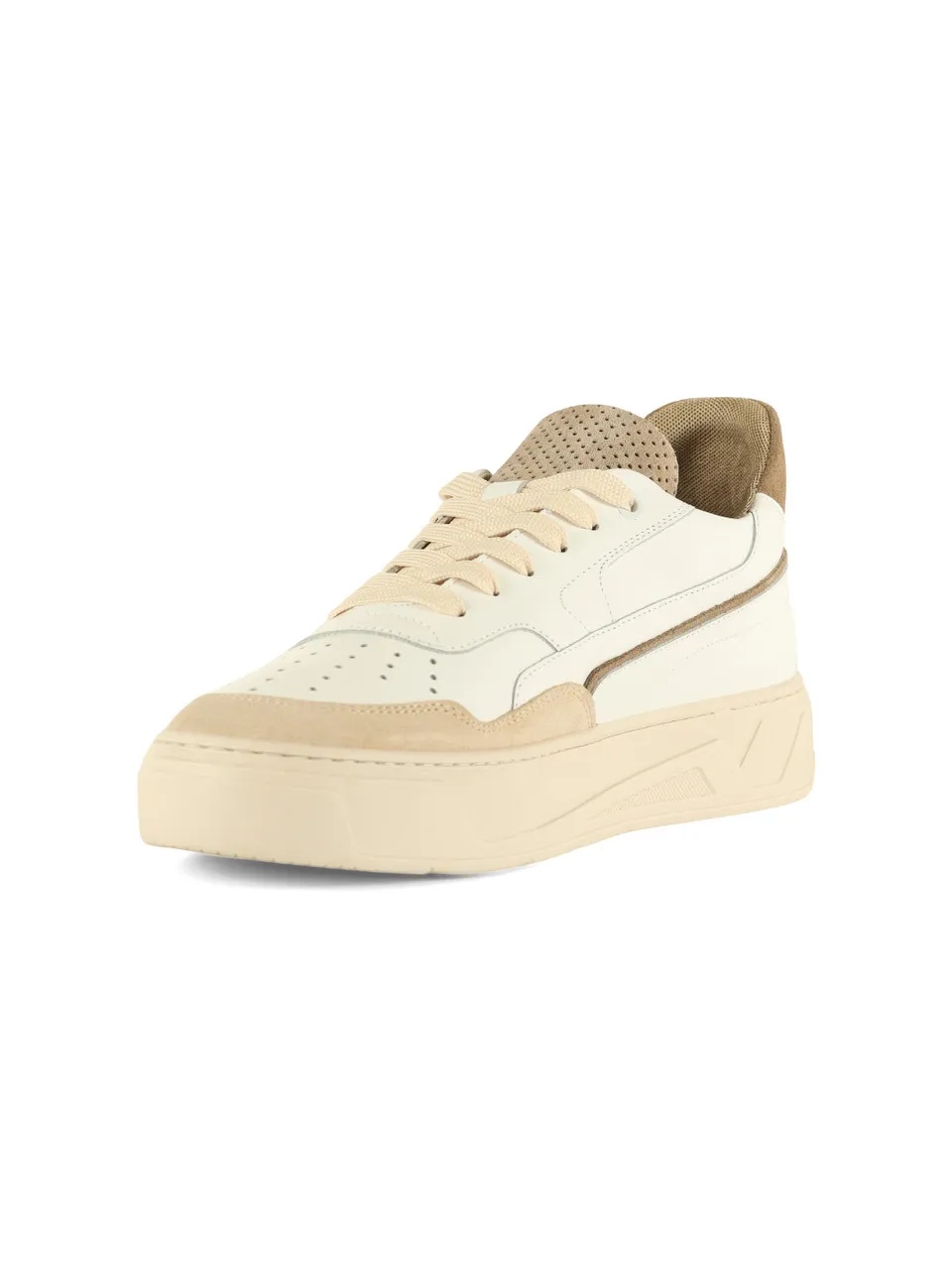 Sneakers 707 in pelle con dettagli a contrasto