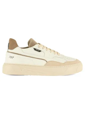 Sneakers 707 in pelle con dettagli a contrasto