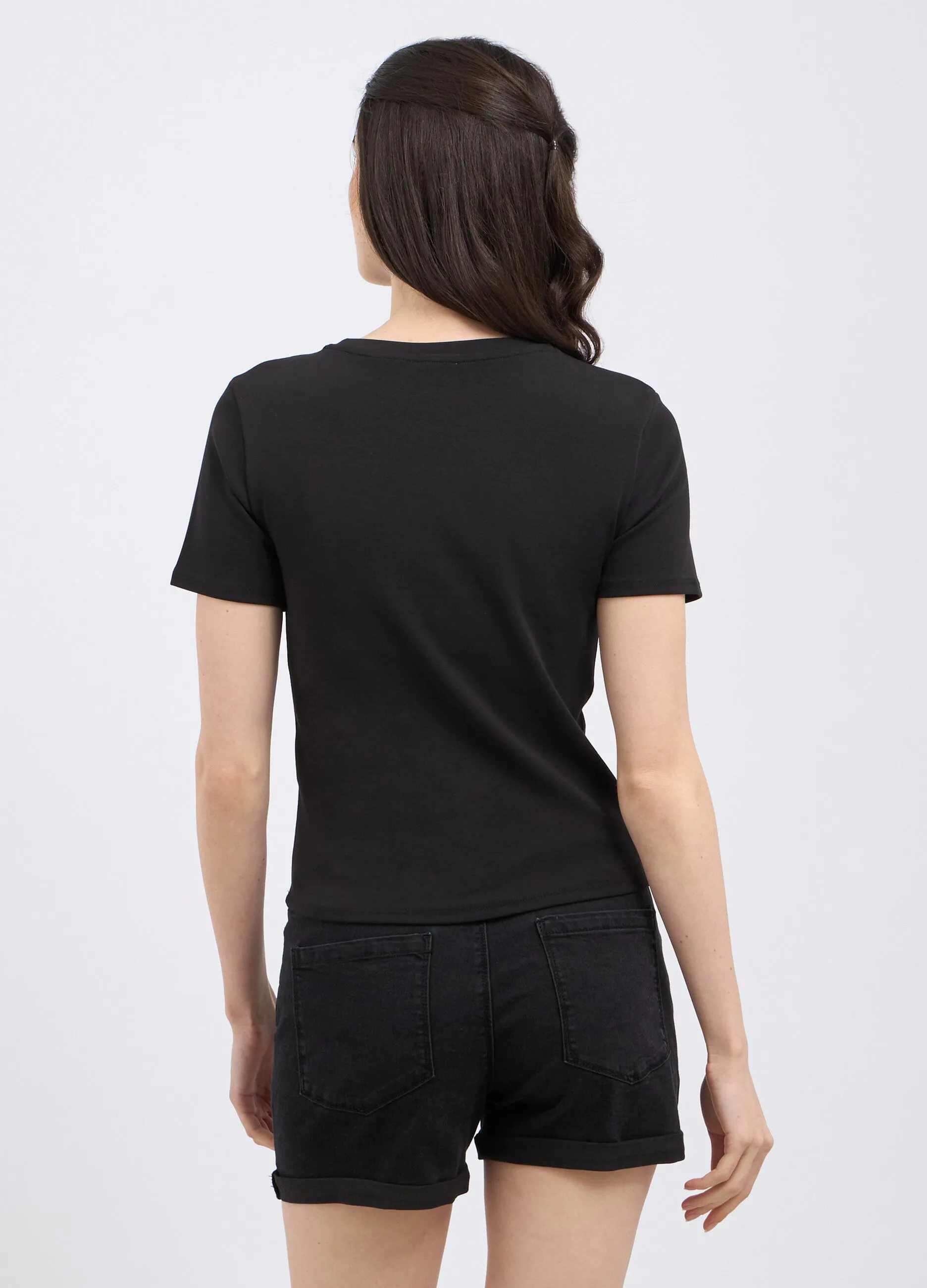 T-shirt in cotone stretch donna