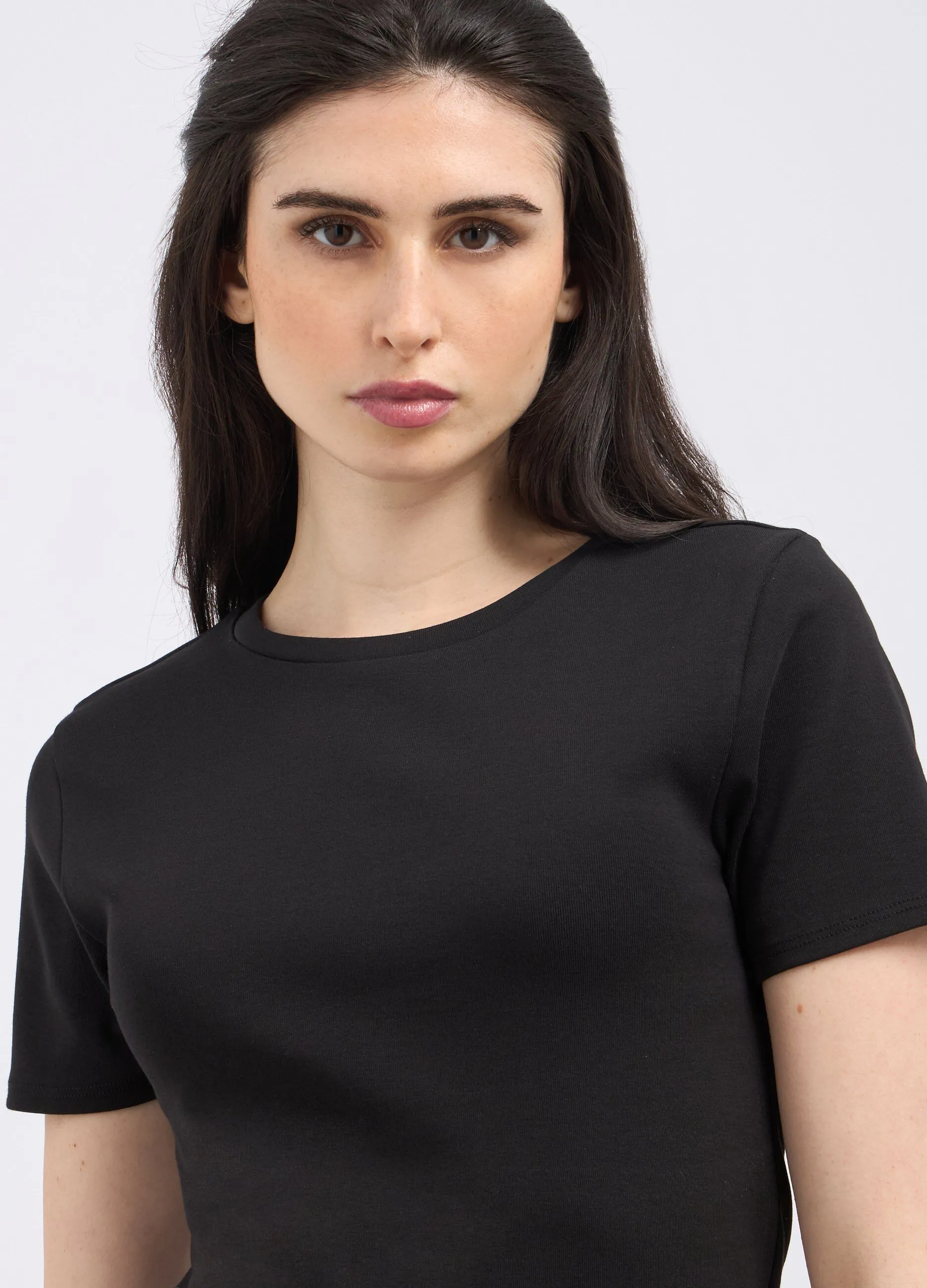 T-shirt in cotone stretch donna