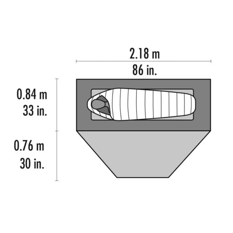 Tenda da trekking MSR Elixir 1 (verde)