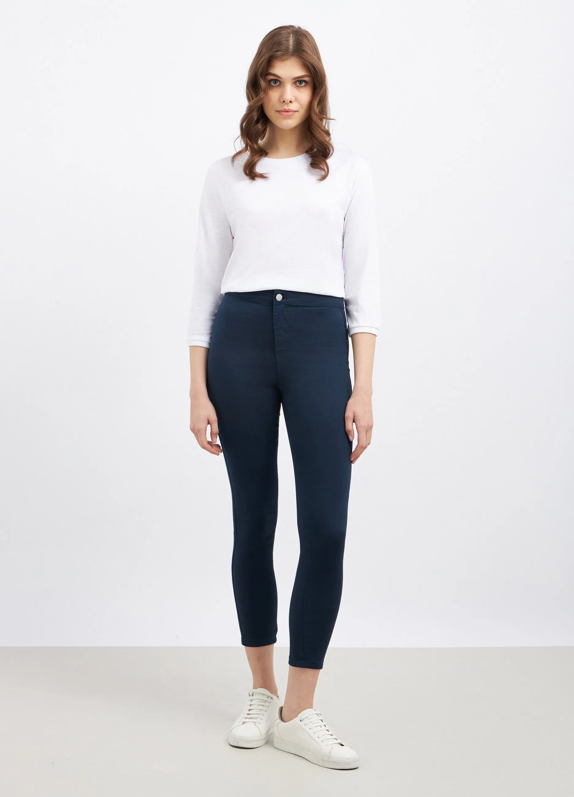 Treggings in cotone stretch donna