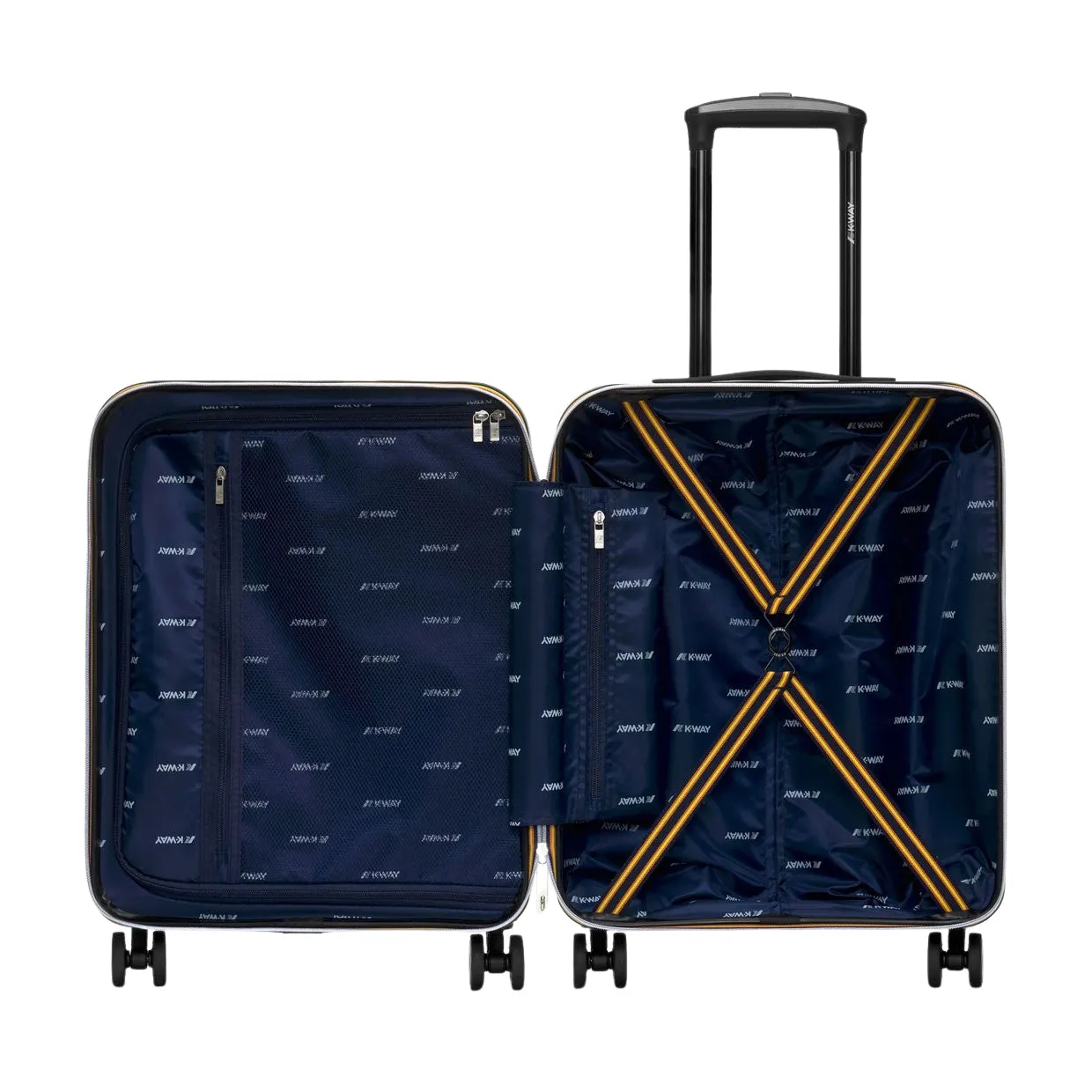 Valigia K-Way Trolley Small Blu Cobalto